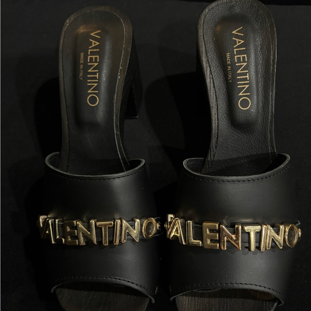 Valentino Vicky Platform Slide Sandal Heel